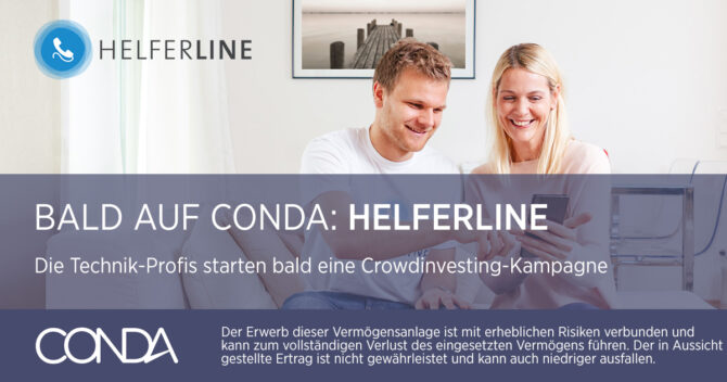 Bald auf CONDA Helferline